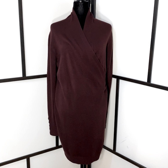 Sweater Dress in Stunning Wine Colour - Picture 2 of 9